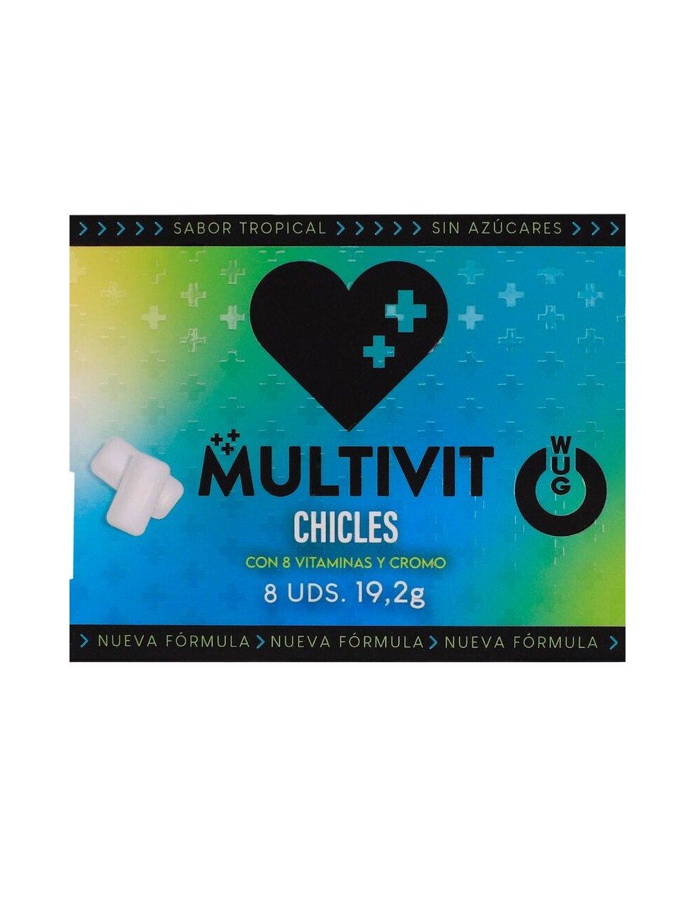 WUG MULTIVIT - GOMME À MÂCHER MULTIVITAMINES FONCTIONNELLES