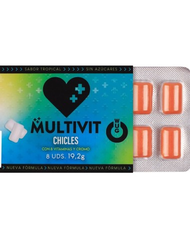 WUG MULTIVIT - GOMME À MÂCHER MULTIVITAMINES FONCTIONNELLES