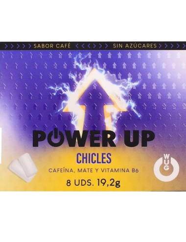 WUG POWER UP – Chewing-gum fonctionnel à la caféine et au café