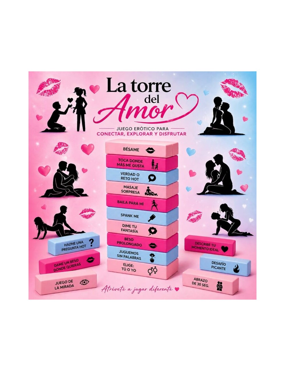 DIABLO PICANTE - JEU DE LA TOUR D'AMOUR - VERSION ESPAGNOLE