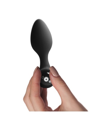 ROCKS-OFF - MINI BAGUETTE RECHARGEABLE 16 FONCTIONS ROSE PIVOINE