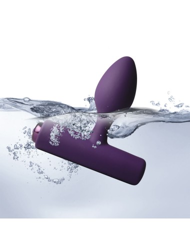 ROCKS-OFF - MINI BAGUETTE RECHARGEABLE 16 FONCTIONS ROSE PIVOINE