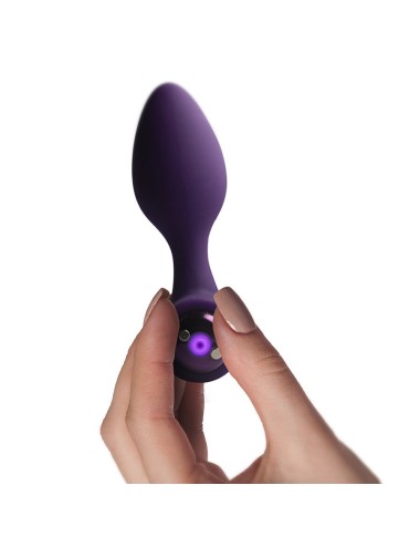 ROCKS-OFF - MINI BAGUETTE RECHARGEABLE 16 FONCTIONS ROSE PIVOINE