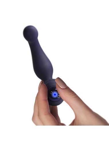 ROCKS-OFF - MINI BAGUETTE RECHARGEABLE 16 FONCTIONS ROSE PIVOINE