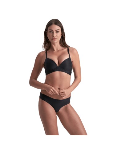 BYE-BRA - PACK 2 TANGAS INVISIBLES BEIGE Y NEGRO TALLA M