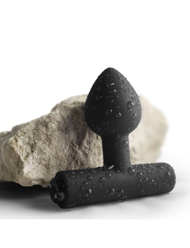 ROCKS-OFF - MINI BAGUETTE RECHARGEABLE 16 FONCTIONS ROSE PIVOINE
