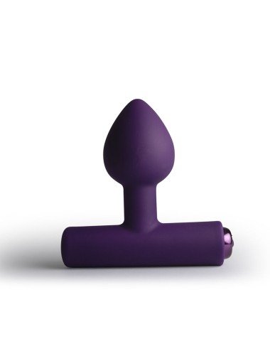ROCKS-OFF - MINI BAGUETTE RECHARGEABLE 16 FONCTIONS ROSE PIVOINE