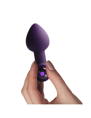 ROCKS-OFF - MINI BAGUETTE RECHARGEABLE 16 FONCTIONS ROSE PIVOINE
