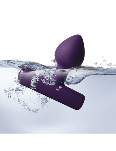 ROCKS-OFF - MINI BAGUETTE RECHARGEABLE 16 FONCTIONS ROSE PIVOINE