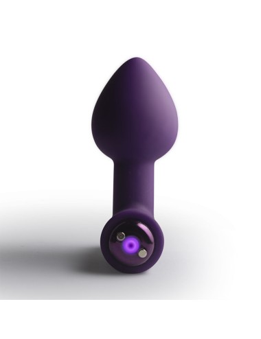 ROCKS-OFF - MINI BAGUETTE RECHARGEABLE 16 FONCTIONS ROSE PIVOINE