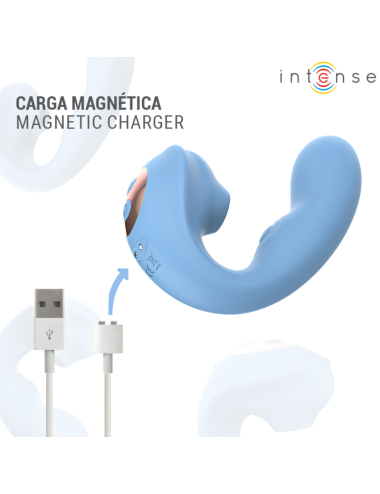 INTENSE - GINA STIMULATEUR CLITORIAL MULTIFONCTIONNEL BLEU
