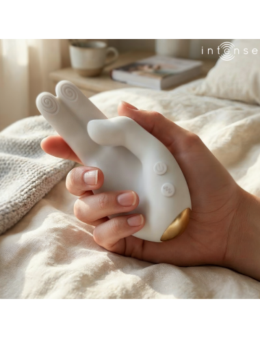 INTENSE - JIMMY STIMULATEUR MULTIFONCTION EN FORME DE MAIN AVEC VIBRATION ET CHALEUR