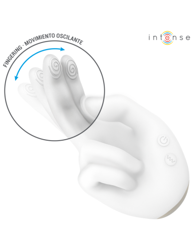 INTENSE - JIMMY STIMULATEUR MULTIFONCTION EN FORME DE MAIN AVEC VIBRATION ET CHALEUR