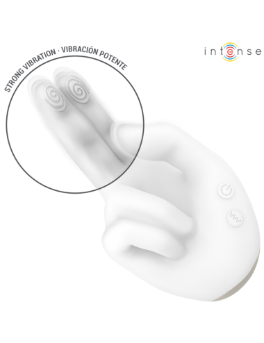 INTENSE - JIMMY STIMULATEUR MULTIFONCTION EN FORME DE MAIN AVEC VIBRATION ET CHALEUR