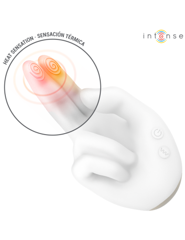 INTENSE - JIMMY STIMULATEUR MULTIFONCTION EN FORME DE MAIN AVEC VIBRATION ET CHALEUR