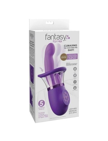 FANTASY FOR HER - VIBRATEUR LAPIN PRO PLUS ULTIMATE PLEASURE VIOLET 20,3 CM