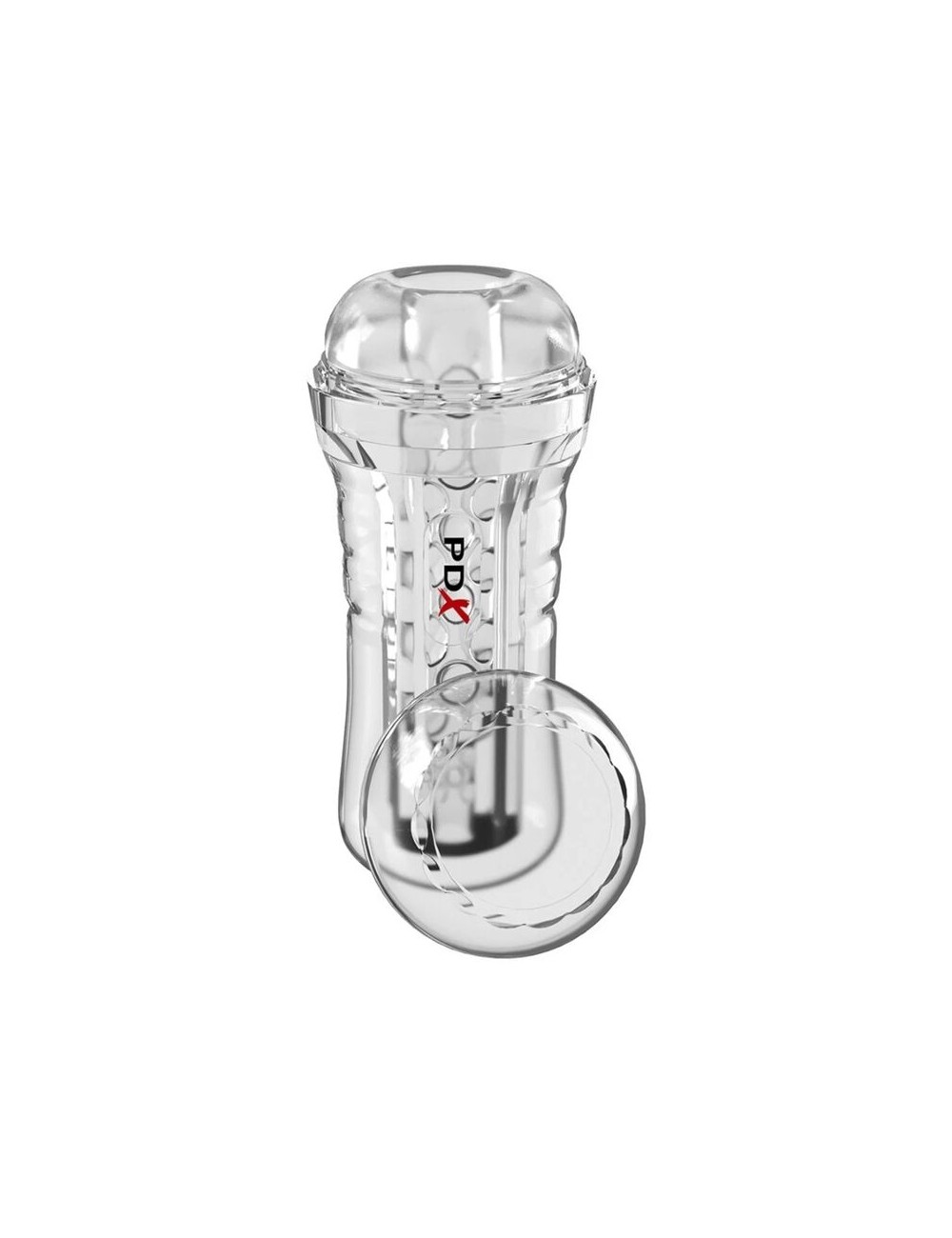 PDX ELITE - VIEWTUBE PLUS SEE-THRU EZ-GRIP TRANSPARENT STROKER 21 CM
