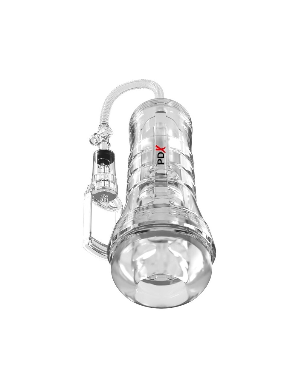 PDX ELITE - VIEWTUBE VAC XXL MANGE TRANSPARENTE AVEC POMPE D'ASPIRATION 27