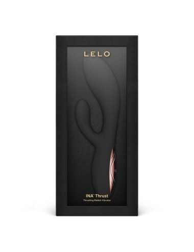 LELO - INA THRUST RABBIT VIBRATEUR À POUSSÉE NOIR