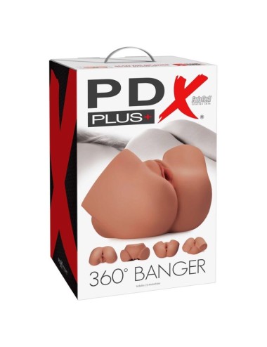 PDX PLUS - MASTURBATEUR RÉALISTE À 360° POUR FESSES ET VAGIN