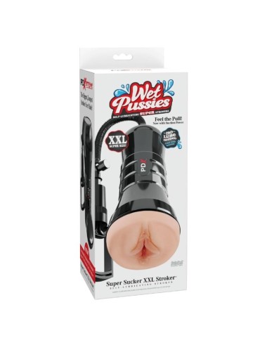 PDX EXTREME - WET PUSSIES SUPER SUCCEUR XXL LÉGER CARESSEUR VAGINAL AVEC SUCCION 27,3 CM