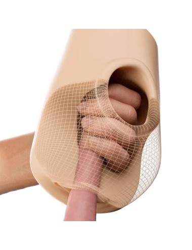 PDX PLUS - VISAGE RÉALISTE VAGIN PUSSY POUNDER SQUEEZE STROKER 18 CM
