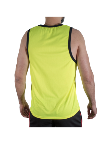 MACHO - CMV001 T-SHIRT DE SPORT JAUNE S/M