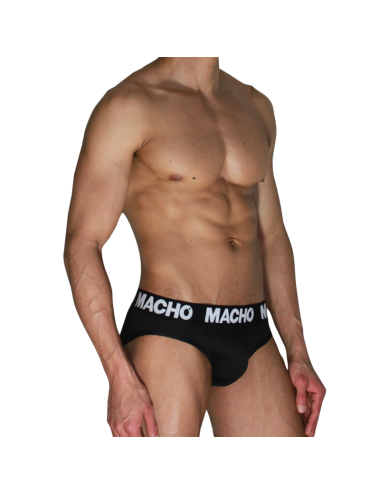 MACHO - MCH007 CLASSIQUE SLIP NOIR + NOIR M