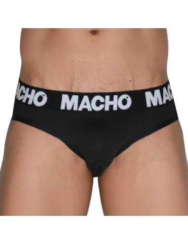 MACHO - MCH007 CLASSIQUE SLIP NOIR + NOIR M