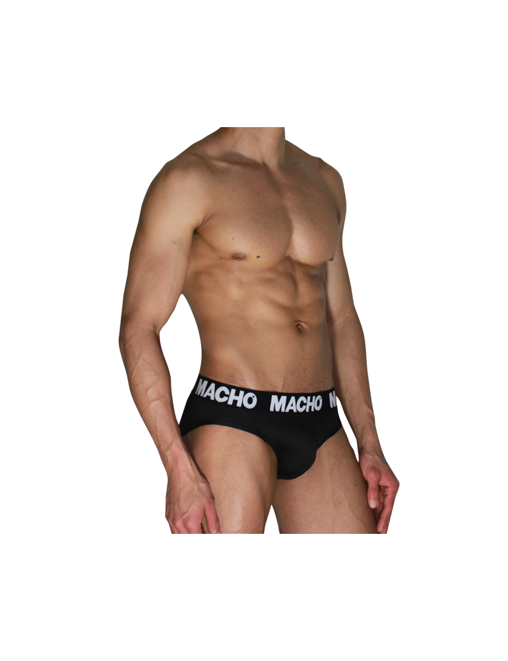 MACHO - MCH007 CLASSIQUE SLIP NOIR + NOIR L