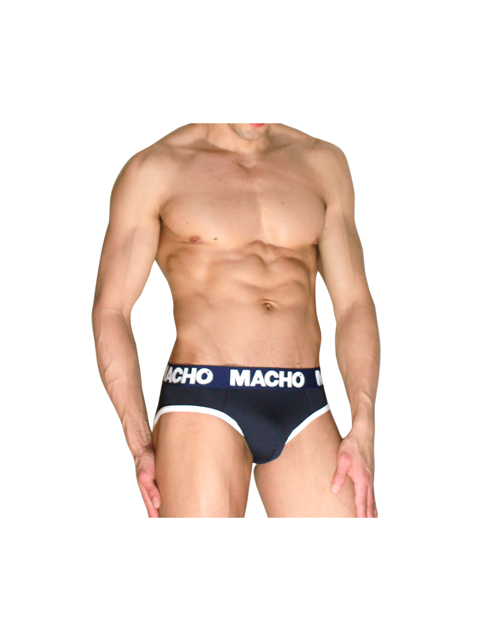 MACHO - MCH008 Slip classique bleu marine XL