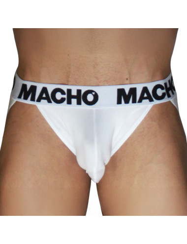 MACHO - MX29BL JOCK BLANC + BLANC XL