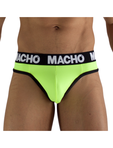 MACHO - MTG001 STRING JAUNE FLUORESCENT TAILLE XL