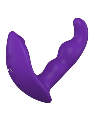 SHE.E.O - STIMULATEUR ANAL VIBRANT ROTATIF AVEC TÉLÉCOMMANDE VIOLET