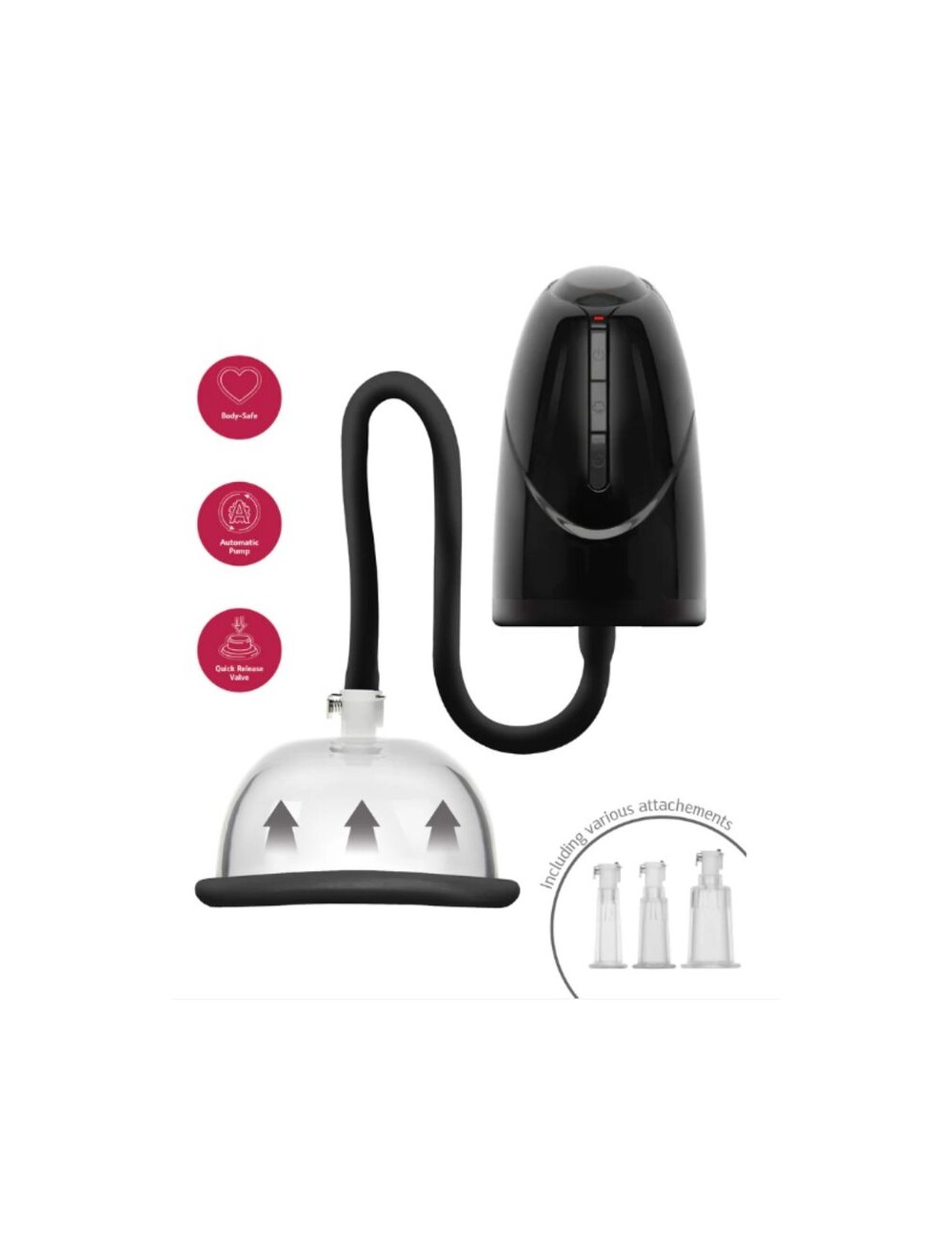 SHE.E.O - POMPE À VIDE AUTOMATIQUE POUR VAGIN ET CLITORIS NOIR