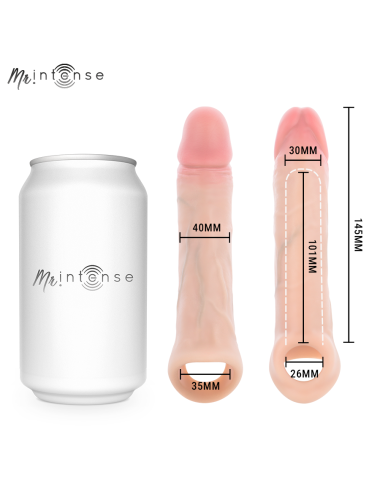 MR INTENSE - ARNOLD M MANCHON PÉNIS VIBRANT ULTRA-RÉALISTE 14,5 CM -Ø- 4 CM