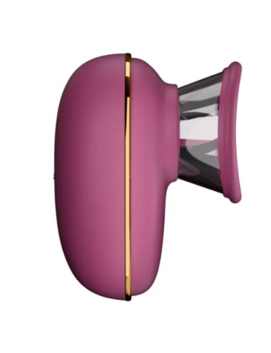 SHE.E.O - POMPE DE STIMULATION CLITORIALE AUTOMATIQUE AVEC EFFET DE LÉCHAGE (VIOLET)