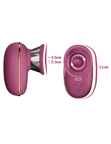 SHE.E.O - POMPE DE STIMULATION CLITORIALE AUTOMATIQUE AVEC EFFET DE LÉCHAGE (VIOLET)