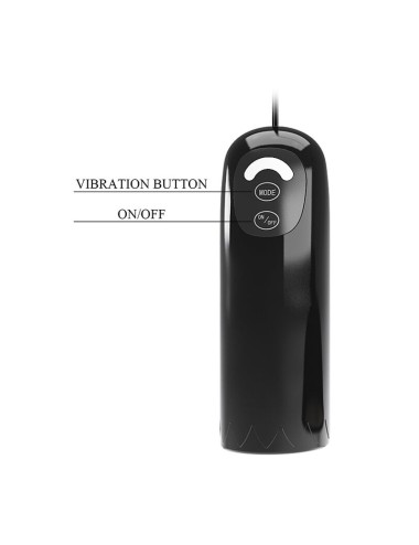PRETTY LOVE - STIMULATEUR DE TÉTONS ROTATIF À SUCCION NOIR