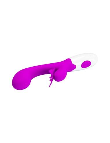 PRETTY LOVE - VIBRATEUR LAPIN VIOLET 30 FONCTIONS BAISER PAPILLON