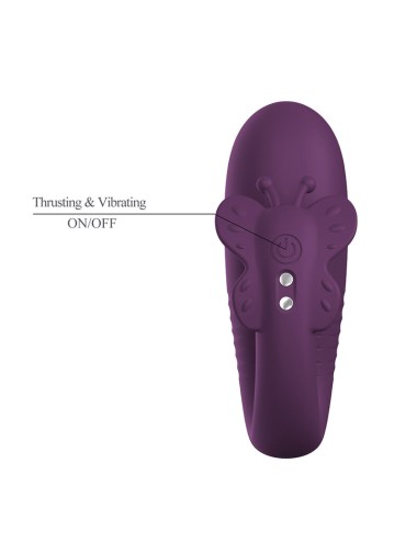 PRETTY LOVE - VIBRATEUR ŒUF À PROFONDEUR KLAY CONTRÔLÉ PAR APPLICATION VIOLET