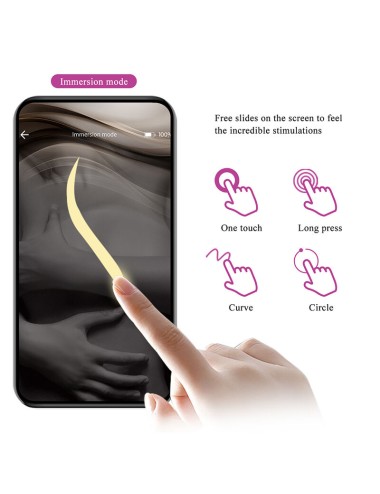 PRETTY LOVE - VIBRATEUR ŒUF À PROFONDEUR KLAY CONTRÔLÉ PAR APPLICATION VIOLET