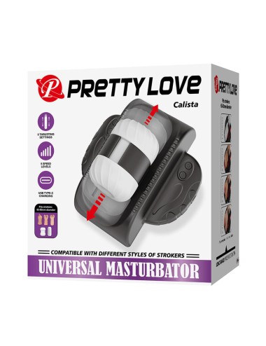 PRETTY LOVE - CALISTA MASTURBATEUR AUTOMATIQUE UNIVERSEL NOIR