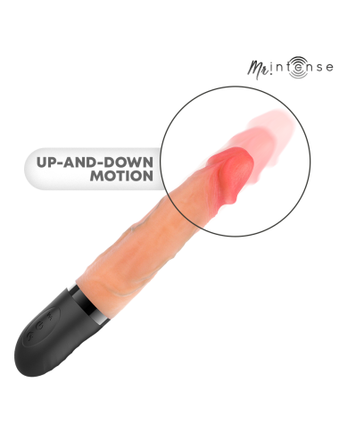 MR INTENSE - JEAN VIBRATEUR HAUT ET BAS AVEC EFFET CHAUFFANT 24 CM -Ø- 3,8 CM