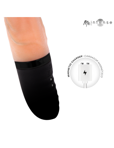 MR INTENSE - JEAN VIBRATEUR HAUT ET BAS AVEC EFFET CHAUFFANT 24 CM -Ø- 3,8 CM