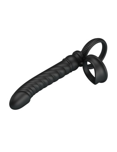 PRETTY LOVE - VIBRATEUR ANAL MERRITT AVEC ANNEAU ET VIBRATION NOIR