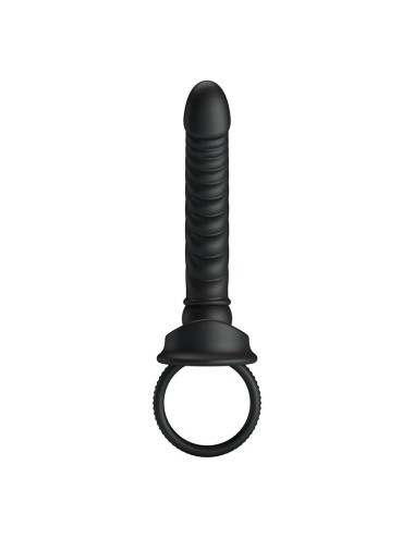 PRETTY LOVE - VIBRATEUR ANAL MERRITT AVEC ANNEAU ET VIBRATION NOIR