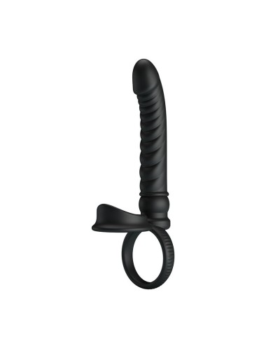 PRETTY LOVE - VIBRATEUR ANAL MERRITT AVEC ANNEAU ET VIBRATION NOIR