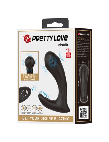PRETTY LOVE - VIBRATEUR DE PROSTATE MIRABELLE AVEC TÉLÉCOMMANDE