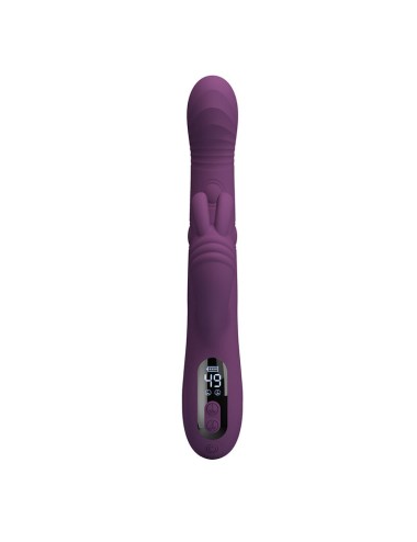 PRETTY LOVE - DEE VIBRATEUR LAPIN MULTIFONCTION OSCILLANT ET À PERCUSSION VIOLET